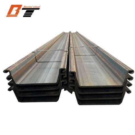 U Type Hot Rolled Steel Sheet Pile Hot Rolled Steel Sheet Piling China Sheet Pile And Type