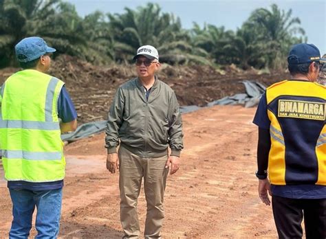 Pj Wako Singkawang Tinjau Progres Pembangunan Akses Jalan Bandara