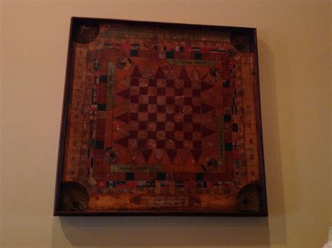 Antique game board Game Boards, Old Games, Rug Hooking, Checkerboard, Primitive, Reproduction ...