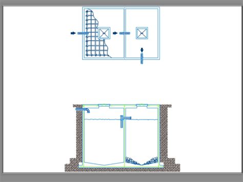 Details of concrete floored septic vault (110.2 KB) | Bibliocad