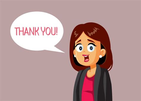 Thank You Cartoon Vector Images Over 3900