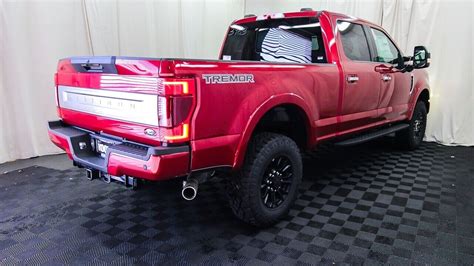 Rapid Red Platinum F-250 Tremor Off-road Pkg, Crew Cab 7.3l V8 4x4 ...