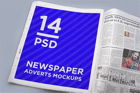 14 Newspaper Adsverts Mockups Free Psd Behance