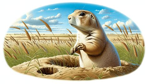 White Tailed Prairie Dog Cynomys Leucurus World Deer