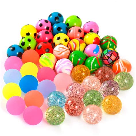 Pllieay Pieces Style Mm Bouncy Balls Bulk Set Include Mixed