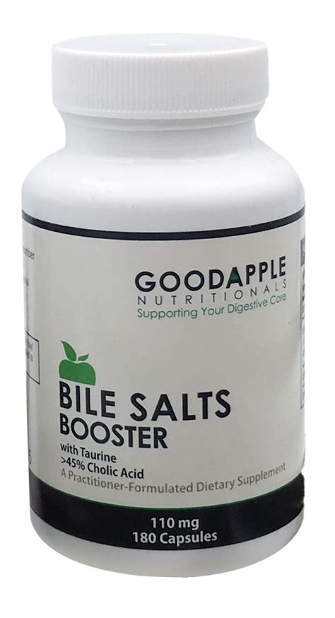 Bile Salts Booster With Taurine Gallbladder Supplements