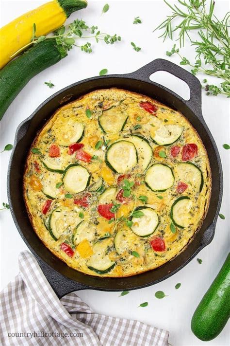 Healthy Zucchini Frittata Low Carb Gf Df Paleo Keto Whole