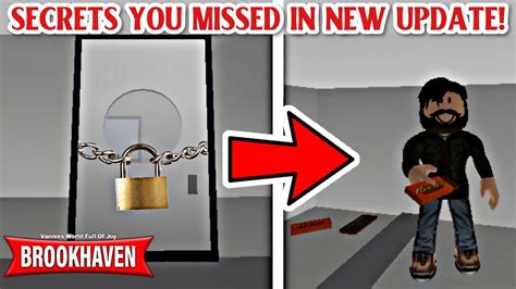 SECRETS YOU MISSED IN THE NEW BROOKHAVEN RP UPDATE ROBLOX