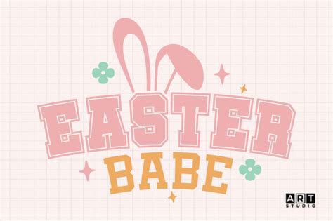 Retro Easter SVG Easter Babe SVG Graphic By CraftArtStudio Creative