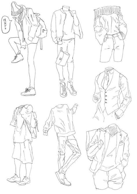 Draw Anime Male Clothes - Cool Anime Boy Full Body Drawing With Clothes ...