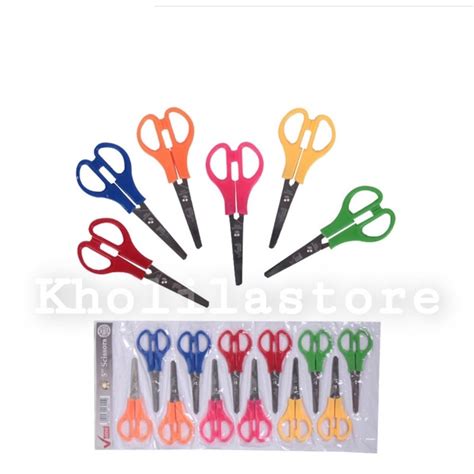 Jual 12 Pcs Gunting Kecil Renteng Scissor V One 5 Inch Shopee Indonesia