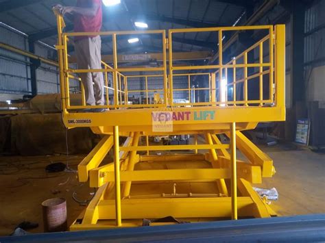 Working Height Feet Vedant Lift Pit Mounted Scissor Lift High