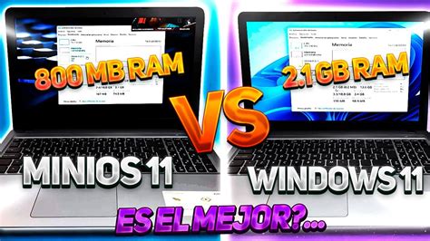 Nuevo MiniOS 11 2022 Ultima Versión VS Windows 11 2021 El MEJOR WINDOWS