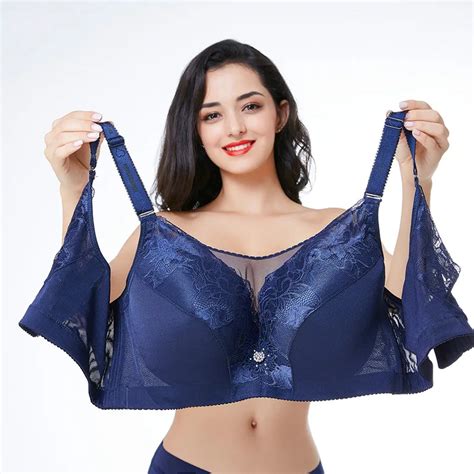 Push Up Plus Size Bra Large Cotton Underwire Brassiere Spandex Full Cup Big Size Bras For Women