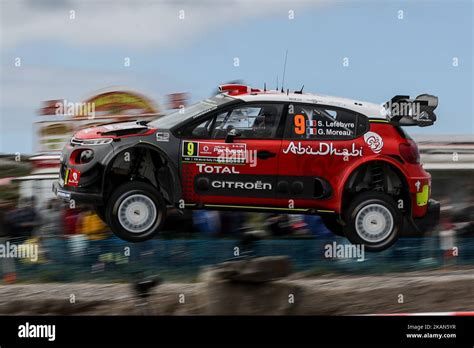 Stephane Lefebvre And Gabin Moreau In Citroen C3 WRC Of Citroen Total