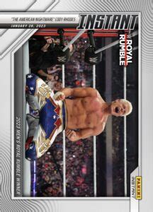 Wwe Panini Instant The American Nightmare Cody Rhodes