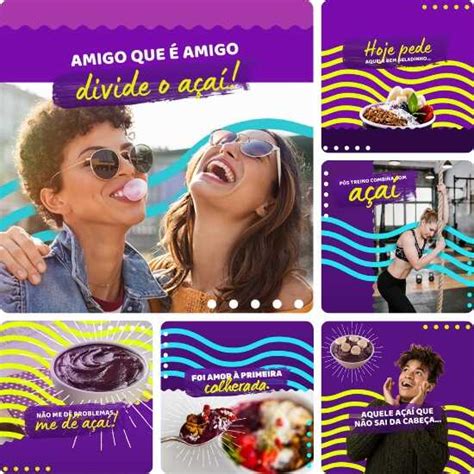 Posts Prontos Para Sorveteria Pack Canva 20 Artes