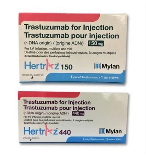 Trastuzumab 440mg Transtuzumab Hertraz 440 Mg Injection Mylan