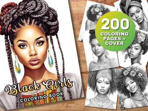 200 Black Girl Coloring Pages Black Woman Coloring Book Fashion