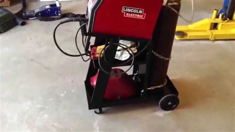 Harbor Freight Welding Cart Lincoln Miller Youtube