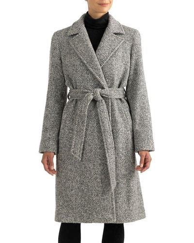 Gray Sofia Cashmere Coats For Women Lyst