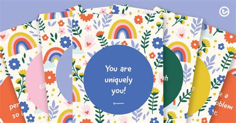 Positive Affirmation Posters for the Classroom | Teach Starter