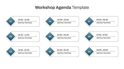 Agenda PowerPoint Slide Templates SlideKit