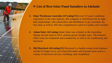 Ppt Top 10 Solar Panels Installers In Adelaide Powerpoint