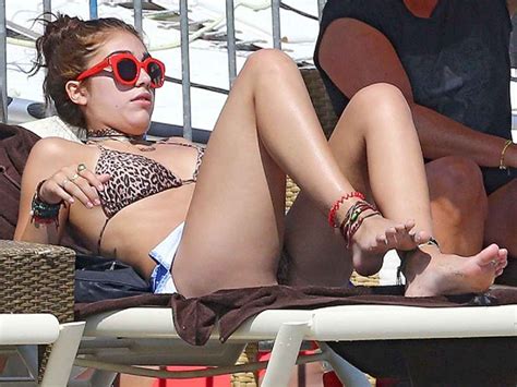 Lourdes Leon In A Bikini Top In France August 2015 Celebsla