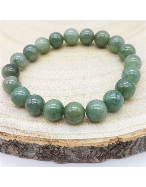 Bracelet Jade De Burma Perles Mm Gaiance Min Raux Pro