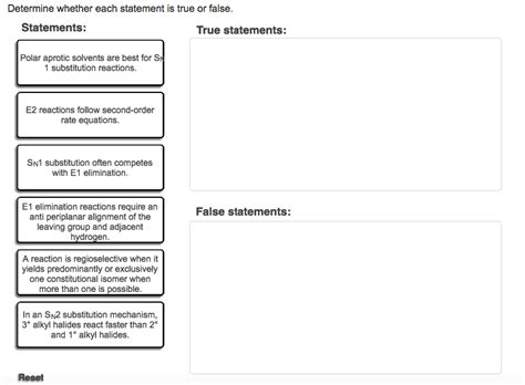 Solved Determine Whether Each Statement Is True Or False