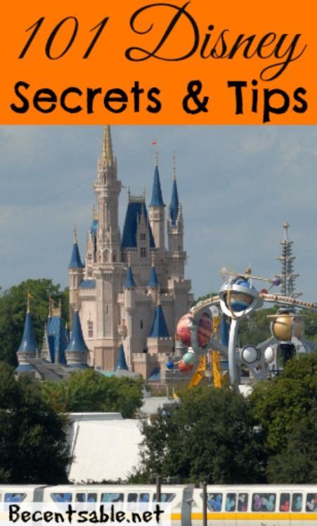 Disney Secrets And Tips 101 Ideas To Save You Money And Time Disney Secrets Disney World