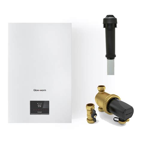 Glow Worm Compact ErP Combi Boiler Pack With Flue And