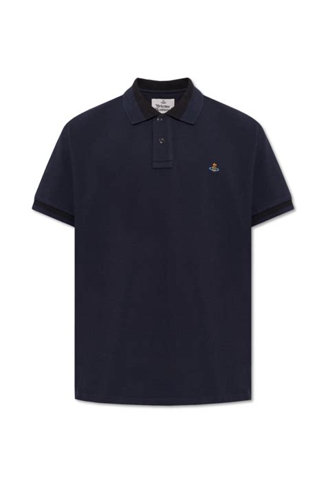 Granatowy Polo Z Logo Vivienne Westwood Vitkac Polska