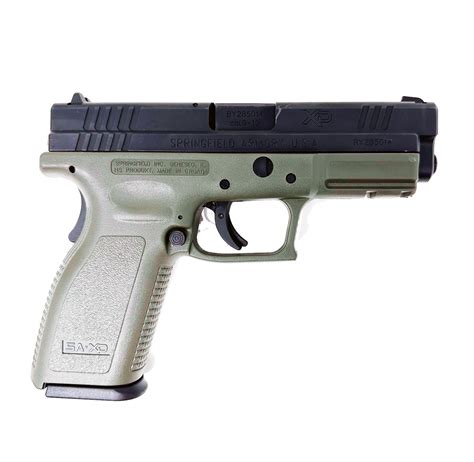 Springfield Xd 9mm 39 101 Od Green Goodland Guns