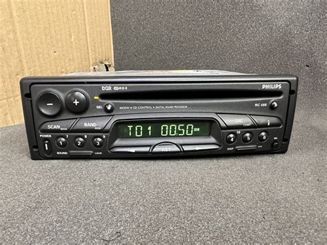 Old Philips Car Radio Stereo Cd Player Model Rc688 Jt Audio