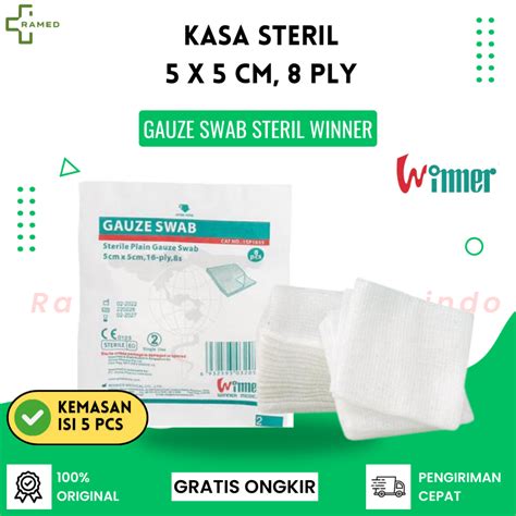 Jual Gauze Swab Winner X Cm Ply Kasa Steril Kasa Lipat Steril