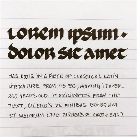 Lorem Ipsum Penmanshipporn Lorem Ipsum Penmanship Handwriting