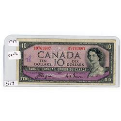 10 DOLLAR BILL (CANADA) *1954*