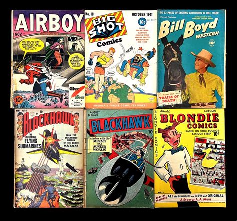 Comicconnect Golden Age Group Lot Comic Book Group Lot Vg