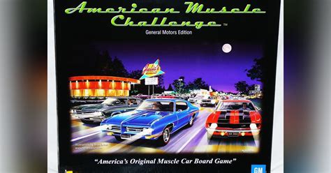 American Muscle Challenge General Motors Edition Board Game