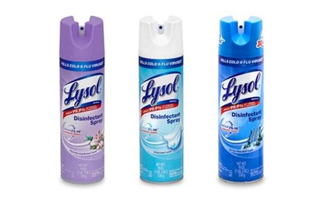 Lysol Scented Disinfectant Spray (3-Pack) | Groupon