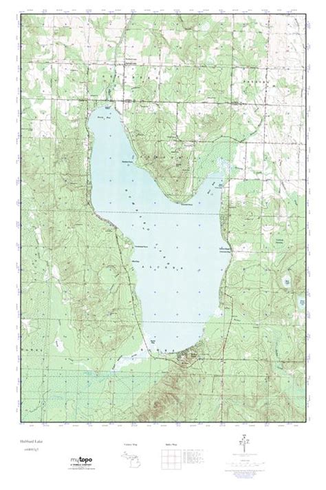 Mytopo Hubbard Lake Michigan Usgs Quad Topo Map