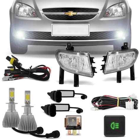 Kit Farol Milha Corsa Classic A Auxiliar Neblina Par