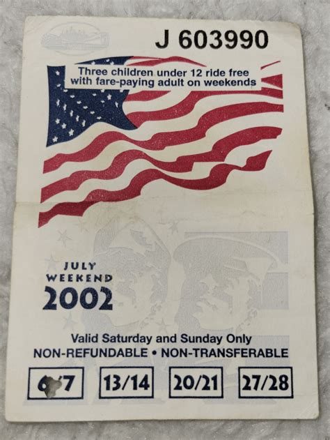 A Metra ticket from 2002 that I found in a thrifted book : r/pics