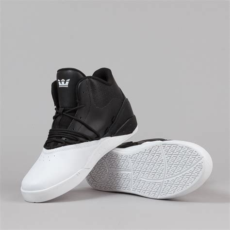 Supra Estaban Shoes - Black / White / White | Flatspot