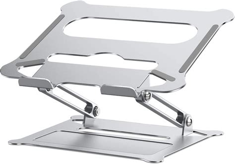 Laptop Stand Multi-Angle Laptop Stand with Heat-Vent, Aluminum Adjustable Notebook Stand ...