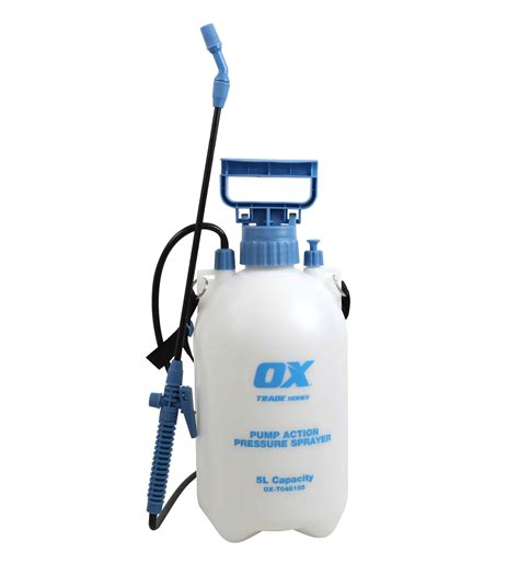 Ox Trade Pump Action Pressure Sprayer 5 Litre No Hydro Ireland