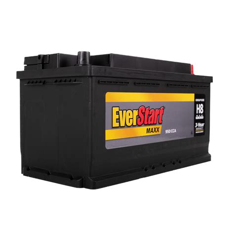 Everstart Maxx Lead Acid Automotive Battery Group Size H8 12 Volt 950 Cca 185 Rc