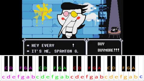 Hey Every Deltarune Piano Letter Notes